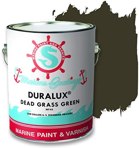 Camouflage Paint – Dead Grass, 1 Gallon, Camouflage Marine Paint for Boats, ATVs, Hunting Blinds \u0026 More, Adheres to Steel, Metal, Wood, Fiberglass \u0026 Aluminum